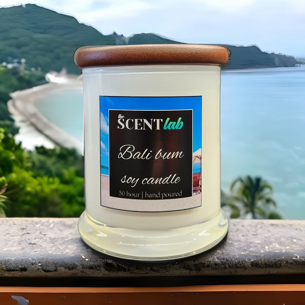 Bali Bum - Opaque White Candle - 50 Hour