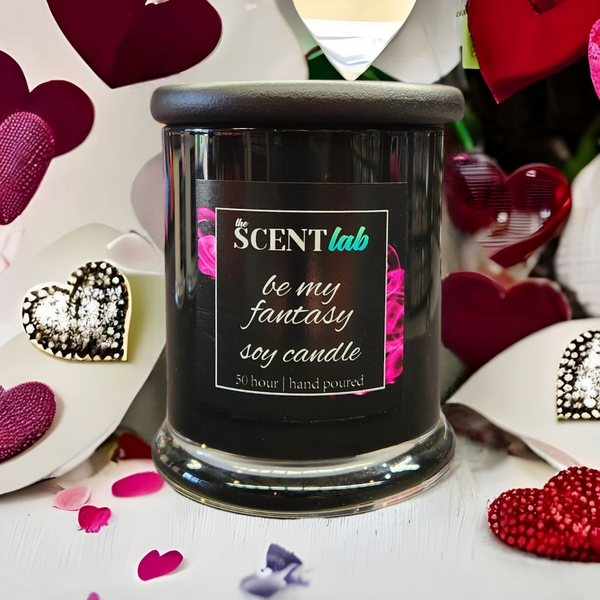 Be My Fantasy - Opaque Black Candle - 50 Hour