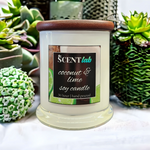 Coconut and Lime - Opaque White Candle - 50 Hour