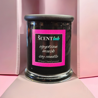 Egyptian Musk - Opaque Black Candle - 50 Hour