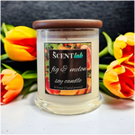 Fig and Melon - Clear Candle - 50 Hour