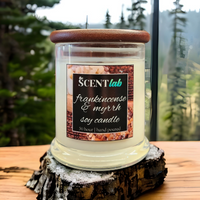 Frankincense and Myrrh - Clear Candle - 50 Hour
