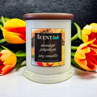 Mango Papaya - Opaque White Candle - 50 Hour