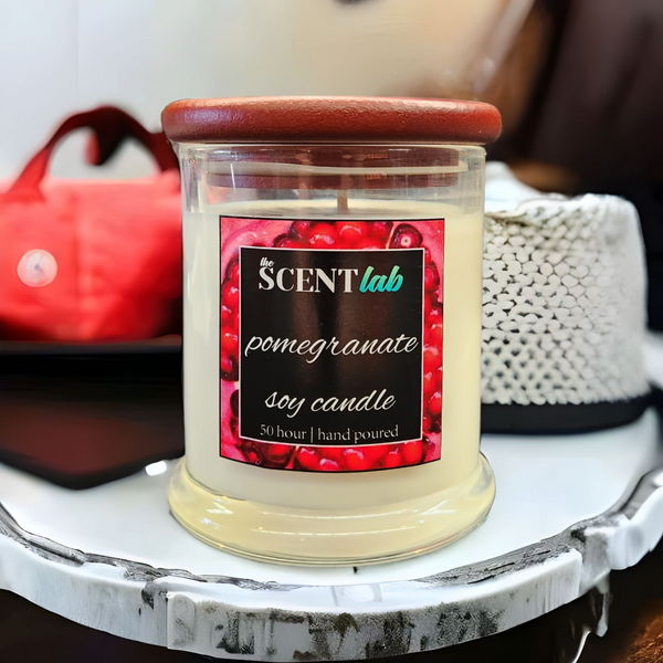 Pomegranate - Clear Candle - 50 Hour