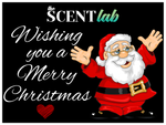 Merry Christmas Candle - Clear Glassware