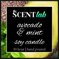 Avocado & Mint  - 50 Hour Candle - Limited Edition