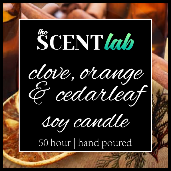 Clove, Orange & Cedarleaf - 50 Hour Candle - Limited Edition