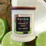 Coconut and Lime - Opaque White Candle - 50 Hour