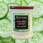 Cucumber Splash - Opaque White Candle - 50 Hour