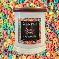Fruity Loops - Opaque White Candle - 50 Hour