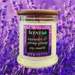 Lavender and Ylang Ylang - Clear Candle - 50 Hour