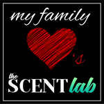 My Family Loves The Scent Lab sticker