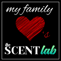 My Family Loves The Scent Lab sticker