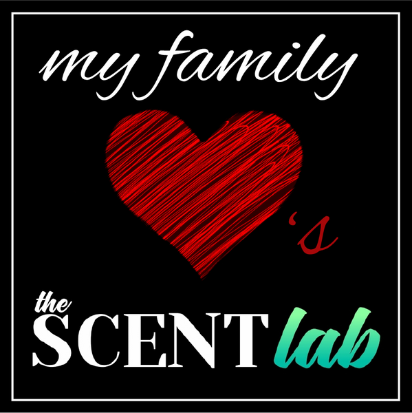 My Family Loves The Scent Lab sticker
