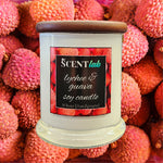 Lychee and Guava - Opaque White Candle - 50 Hour