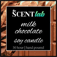 Milk Chocolate - Clear Candle - 50 Hour