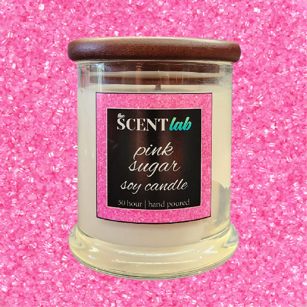 Pink Sugar - Clear Candle - 50 Hour