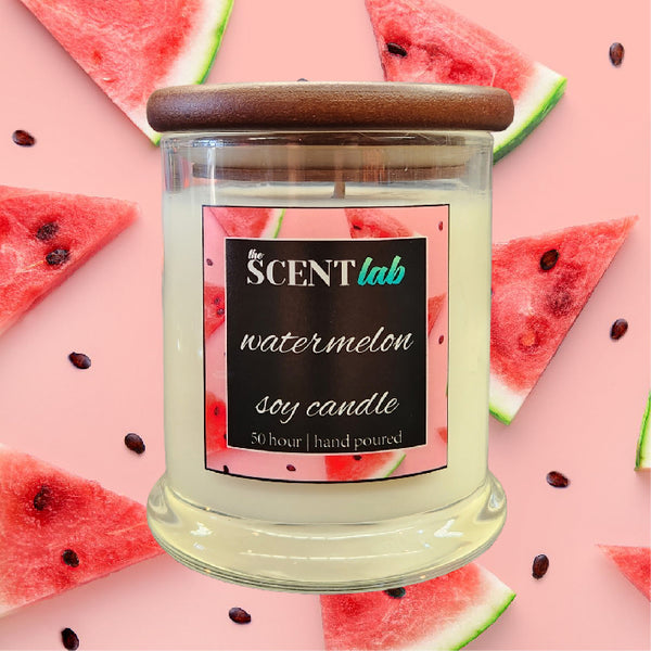 Watermelon - Clear Candle - 50 Hour